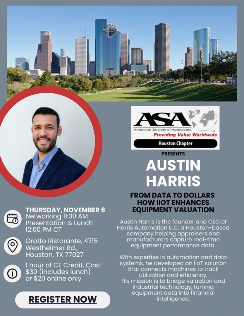 Flyer for Austin ASA event on data to dollars and payment innovation.